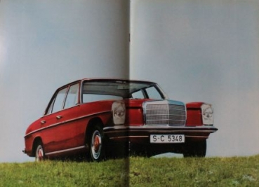 Mercedes-Benz 200 D Modellprogramm 1968 Automobilprospekt (0944)