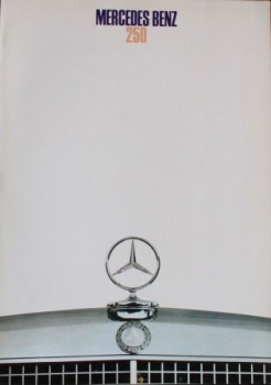 Mercedes-Benz 250 Modelprogram 1968 Carbrochure (1311)