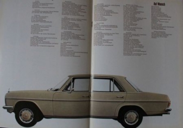 Mercedes-Benz 220 D Modelprogram 1968 Carbrochure (1309)
