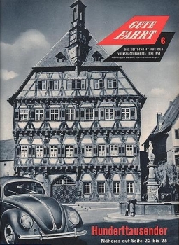 "Gute Fahrt" Volkswagen Magazine 1954 (8416)