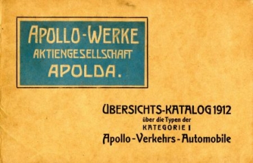 Apollo Verkehrs-Automobile Modellprogramm 1912 (S0212)
