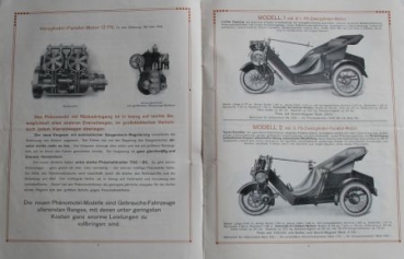 Phänomobil Dreiradwagen Modellprogramm 1910 (S0082)