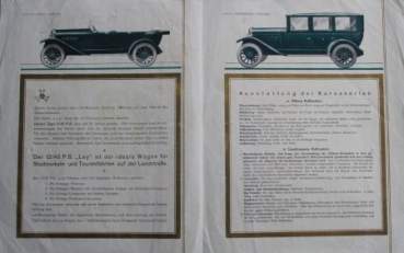 Ley Fourcylinder 12/45 PS Modelprogram 1924 (S0128)