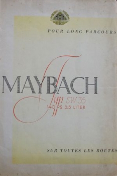 Maybach Typ SW 35 140 PS Modellprogramm 1935 (S0135)