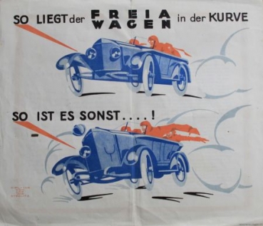 Freia Wagen "Ueberall Platz" Modelprogram 1923 (S0160)