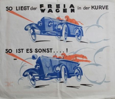 Freia Wagen "Überall Platz" Modellprogramm 1923 (S0160)