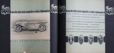 Dixi Kraftwagen Modelprogram 1923 (S0163)