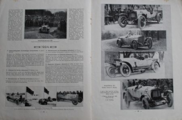 Steyr "In den Rennen 1920 bis 1924" Modelprogram 1924 (S0167)