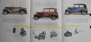 Brennabor 1 Litre 20 PS 4 Cylinder 1930 Modelprogram (S0189)