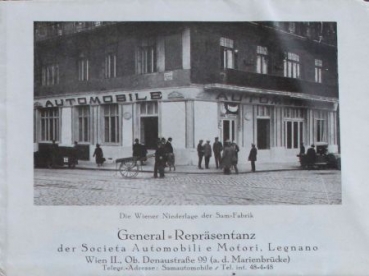 SAM Automobile Modellprogramm 1926 (S0196)