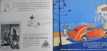 Ambi-Budd Carosserie "und eine Karosserie...?" Modelprogram 1936 (S0262)