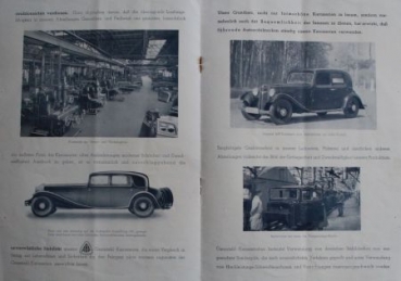 Ambi-Budd Carosserie "Ganzstahl Karosserie" Modelprogram 1935 (S0261)