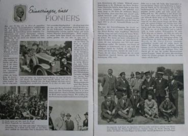Audi Automobiles "25 Jahre 1909-1934" Modelprogram 1934 (S0266)