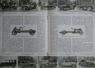 Audi Automobiles "25 Jahre 1909-1934" Modelprogram 1934 (S0266)