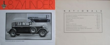 Audi Eightcylinder Type Zwickau Modelprogram 1930 (S0268)