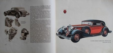 Horch 12 Cylinder Modelprogram 1933 (S0351)