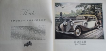 Horch 830 B Modellprogramm 1933 (S0355)