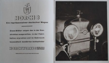 Horch 8 Eightcylinder Modelprogram 1928 (S0363)