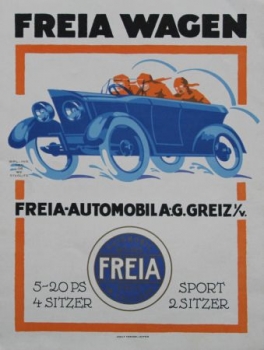 Freia Wagen 5/20 PS Sport Modellprogramm 1924 (S0592)