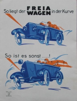 Freia Wagen 5/20 PS Sport Modellprogramm 1924 (S0592)