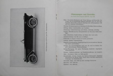 Puch Alpenwagen 6/20 PS Type XII Modelprogram 1919 (S0601)