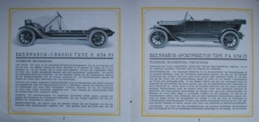 Brennabor 8/24 PS Type P Modelprogram 1924 (S0606)