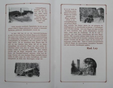 Loreley Automobile 4 Cylinder Modelprogram 1908 (S0615)