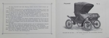 Polymobil Motorcar Modelprogram 1904 (S0617)
