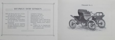 Polymobil Motorcar Modelprogram 1904 (S0617)