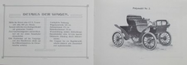 Polymobil Motorwagen Modellprogramm 1904 (S0617)