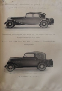 Ambi-Budd Carosseries "Die moderne Karosseriefabrik" Modelprogram 1933 (S0632)