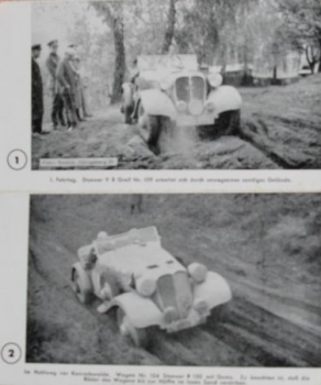 Stoewer Vornantrieb "Erfolgreich auf der Ostpreussenfahrt" Modelprogram 1934 (S0639)