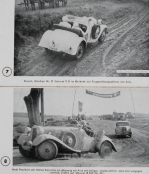 Stoewer Vornantrieb "Erfolgreich auf der Ostpreussenfahrt" Modelprogram 1934 (S0639)