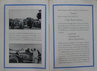 Audi Automobiles "10 Jahre" Modelprogram 1919 (S0655)