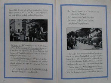 Audi Automobiles "10 Jahre" Modelprogram 1919 (S0655)