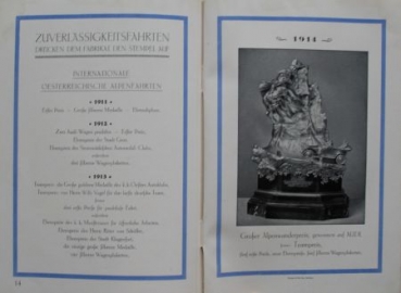 Audi Automobiles "10 Jahre" Modelprogram 1919 (S0655)