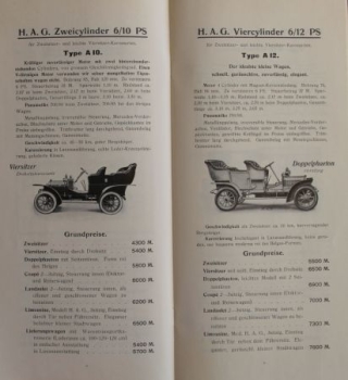 Hansa Cars Modelprogram 1908 (S0658)