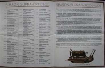 Simson Supra 8/40 PS Modelprogram 1928 (S0659)