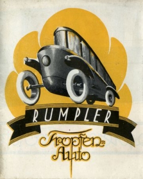 Rumpler Tropfen-Auto Modellprogramm 1921 (S0032)