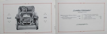 Loreley Smallcar 5/11 PS Modelprogram 1910 (S0622)