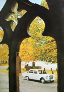 Preview: Mercedes-Benz 230 Modellprogramm 1965 Automobilprospekt (11088)