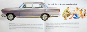 Preview: Austin A55 Cambridge Modellprogramm 1959 Automobilprospekt (11081)