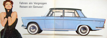 Preview: Fiat 1800 Modellprogramm 1959 Automobilprospekt (11086)