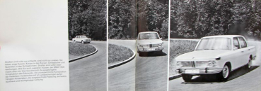 Preview: BMW 1500 Modellprogramm 1963 "Die neue Klasse" Automobilprospekt (11076)