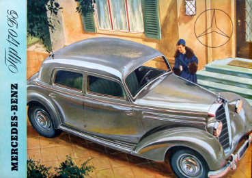 Mercedes-Benz 170 DS Modellprogramm 1953 Automobilprospekt (11074)