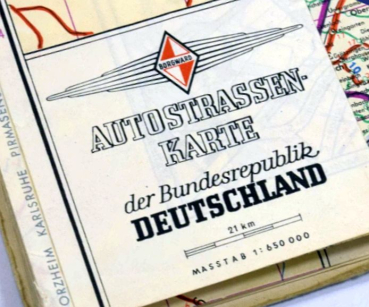 Preview: Borgward Roadmap 1952 Falk Germany with Localdirectory (6114)