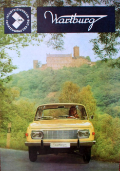 Wartburg 353 Modelprogram 1970 Carbrochure (10526)
