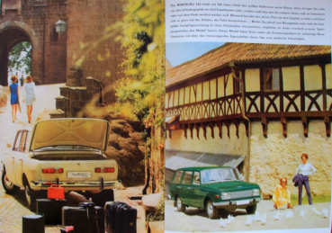 Wartburg 353 Modellprogramm 1970 Automobilprospekt (10526)