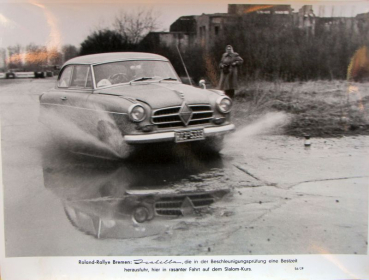 Borgward Isabella at Roland-Rally 1956 Factoryphoto (10515)