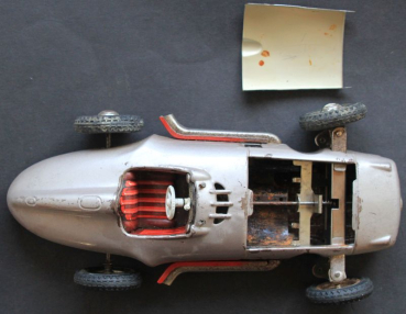 JNF Neuhiel Mercedes-Benz Monoposto Tele-Record 1955 Tinmodel with batteriedrive (3776)